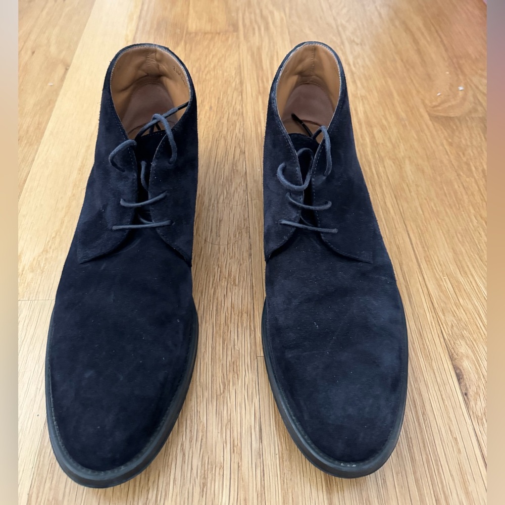 Boss Blue Suede Desert Boots